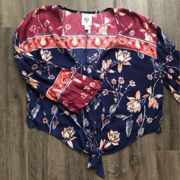 Billabong long sleeve beach crop - Picture 1 of 3